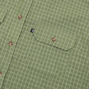 Pass~Port Workers Check Long Sleeve Shirt - Sage