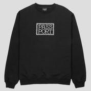 Pass~Port Invasive Embroidered Sweater - Black