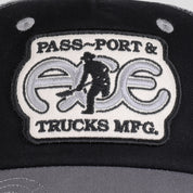 Pass~Port & Ace Trucks MFG Ace Packers Trucker Cap - Black / Steel