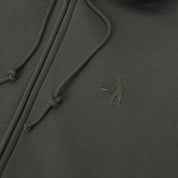 Pass~Port Solid Workers Zip Hood - Dark Elm