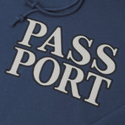 Pass~Port Official Stacked Applique Hood - Navy
