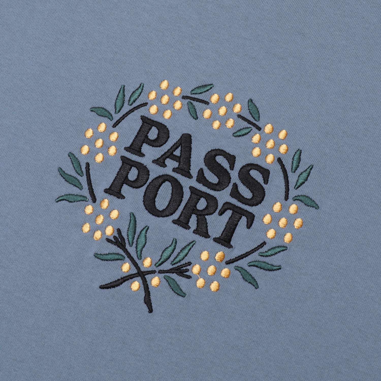 Pass~Port Wattle Tee - Stonewash Blue