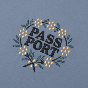 Pass~Port Wattle Tee - Stonewash Blue