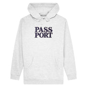 Pass~Port Official Stacked Applique Hood - White Marle