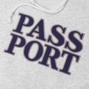 Pass~Port Official Stacked Applique Hood - White Marle