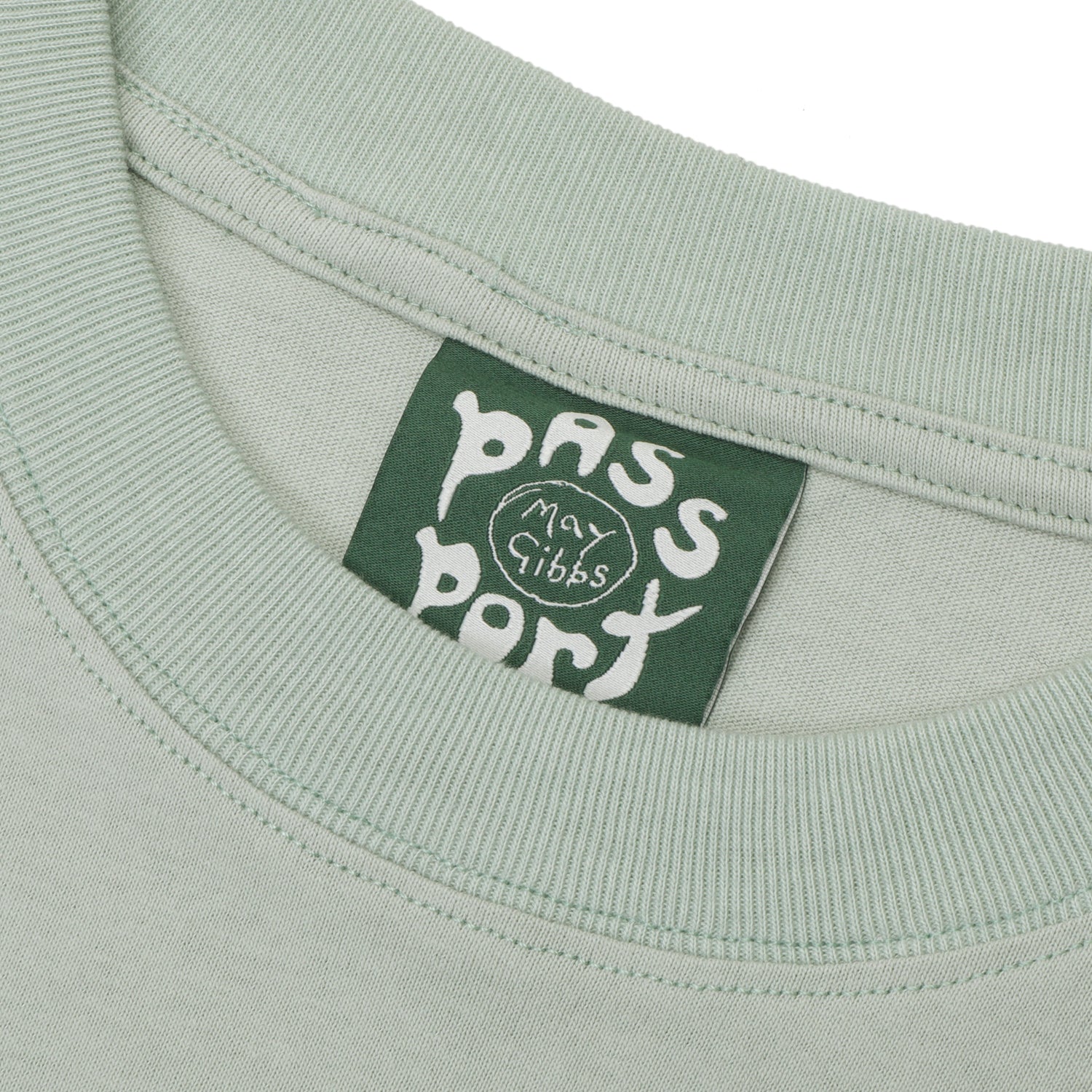 Pass~Port & May Gibbs Banksia Tee - Harbour Grey