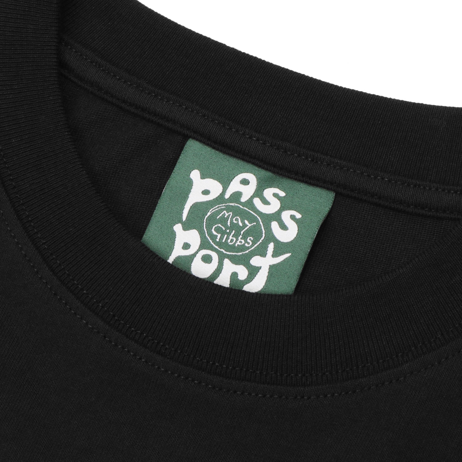 Pass~Port & May Gibbs Banksia Tee - Black