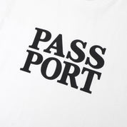 Pass~Port Official Stacked Tee - White