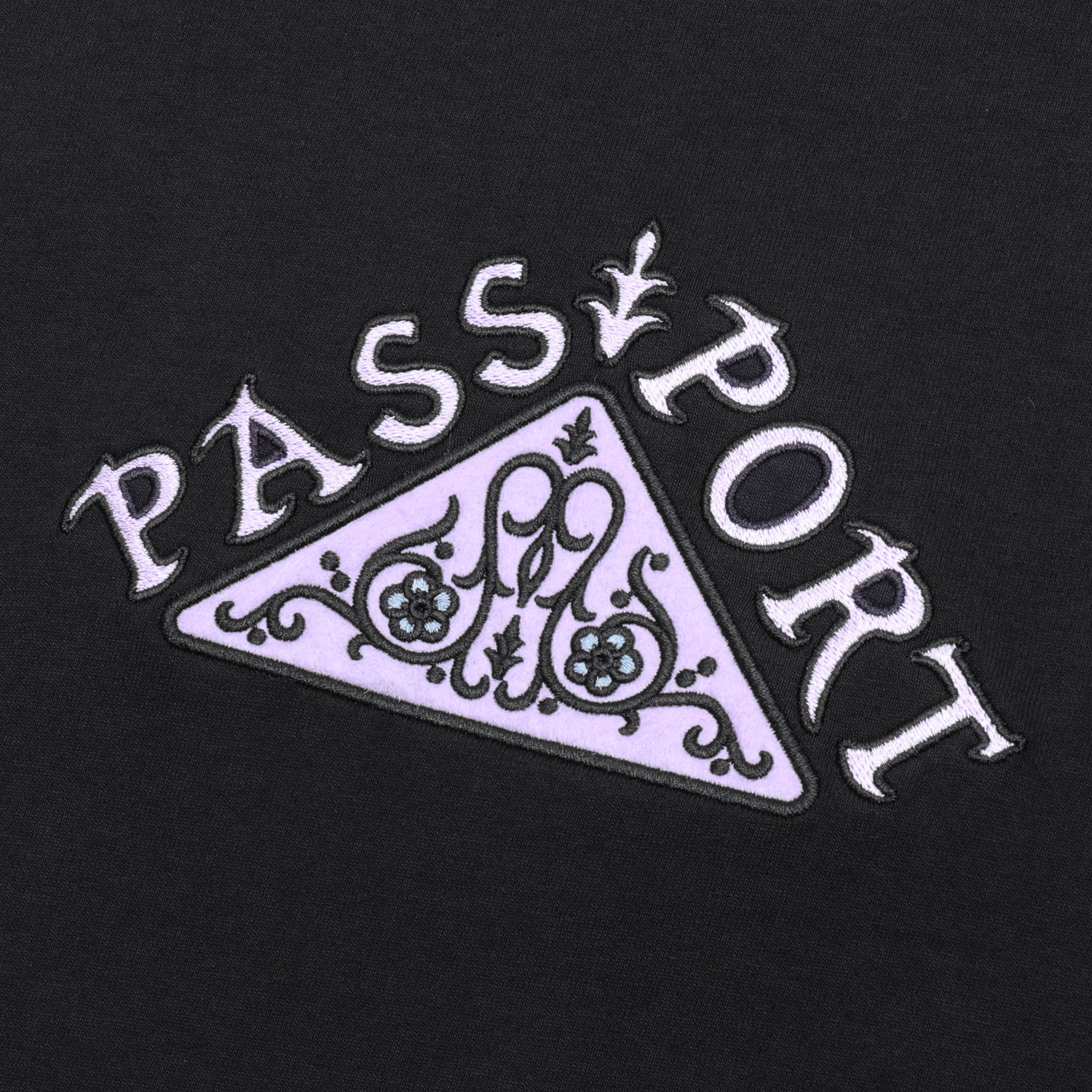 Pass~port Manuscript Tee Black