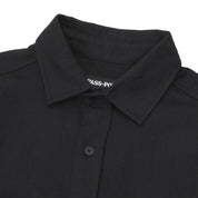 Pass~Port Ovalit Herringbone Short Sleeve Shirt - Black