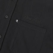 Pass~Port Ovalit Herringbone Short Sleeve Shirt - Black