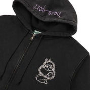 Pass~Port & May Gibbs Webbed Bed Zip Hoodie - Acid Black