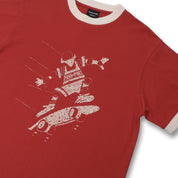 Pass~Port Cloncurry Ringer Tee - Brick