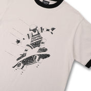 Pass~Port Cloncurry Ringer Tee - Stone