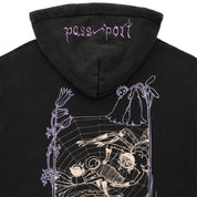 Pass~Port & May Gibbs Webbed Bed Zip Hoodie - Acid Black