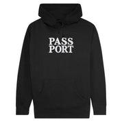 Pass~Port Official Stacked Hoodie - Black