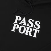 Pass~Port Official Stacked Hoodie - Black