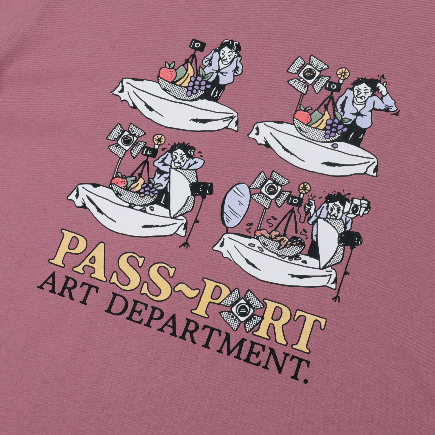 Pass~Port Art Dept. Tee - Washed Berry