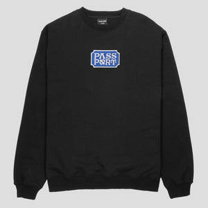 Pass~Port Yearbook Logo Sweater - Black