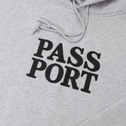 Pass~Port Official Stacked Hoodie - Ash