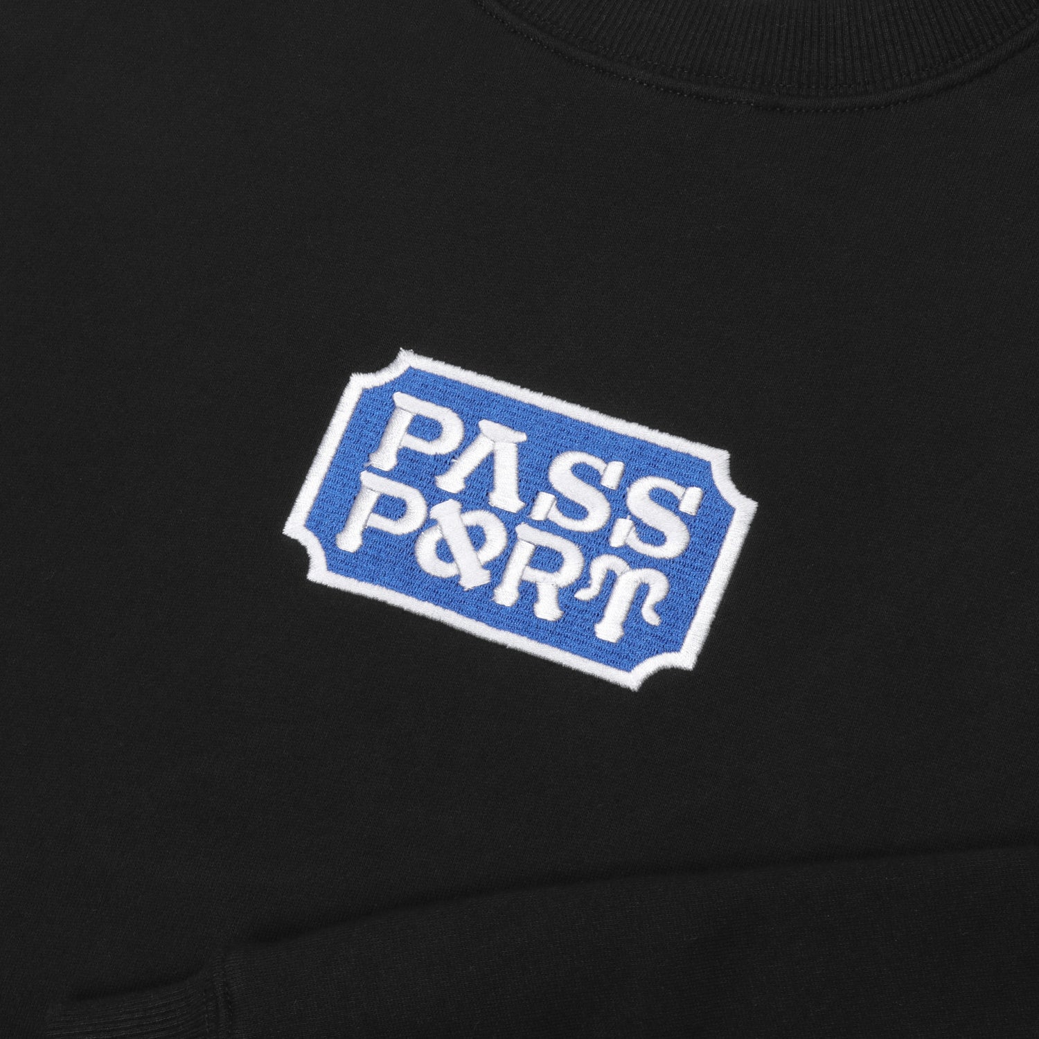 Pass~Port Yearbook Logo Sweater - Black