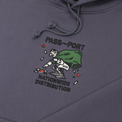Pass~Port Distribution Hoodie - Dusty Blue