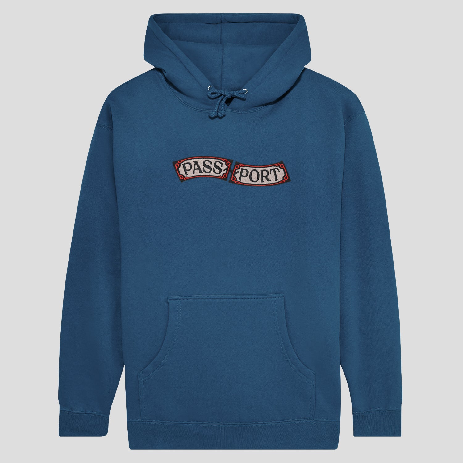 Pass~Port Red Flag Hoodie - Harbour Blue