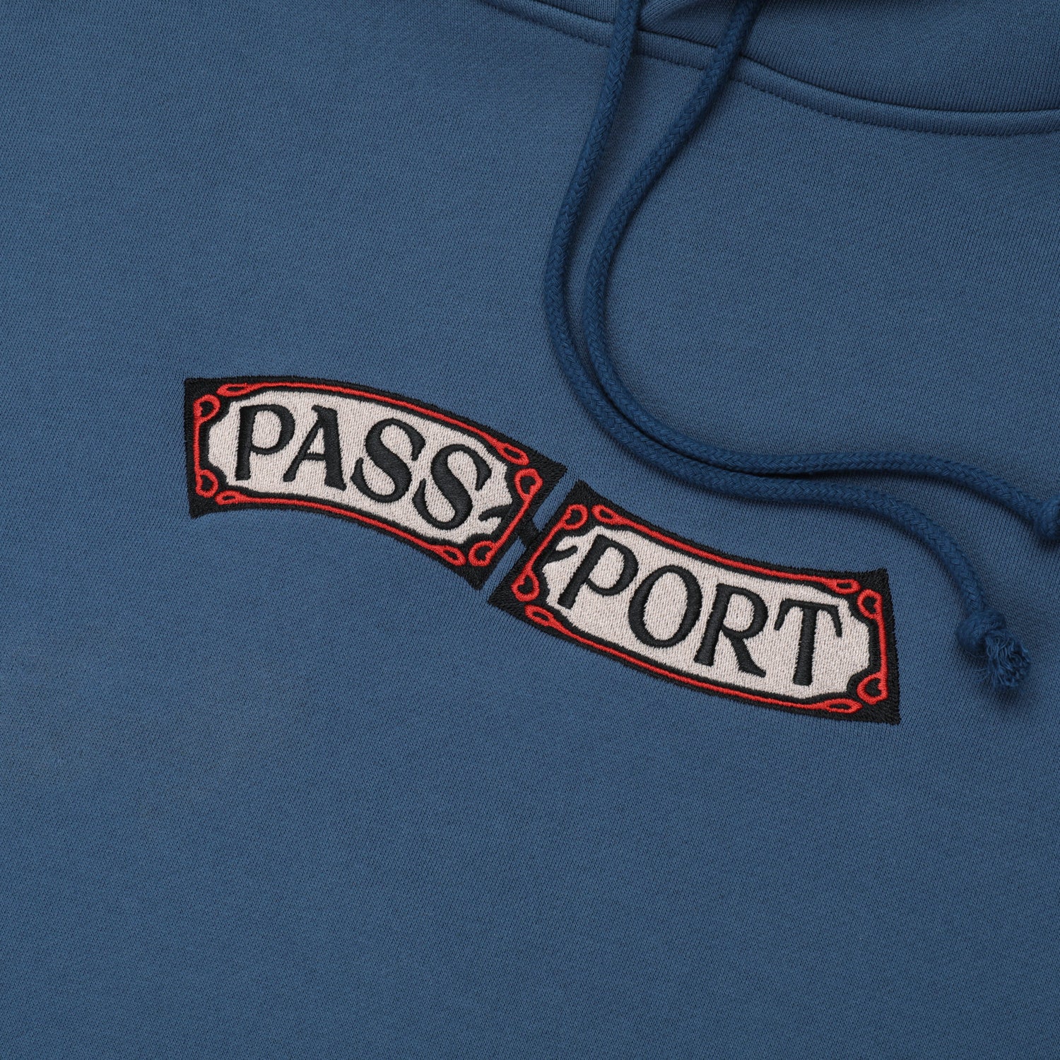 Pass~Port Red Flag Hoodie - Harbour Blue