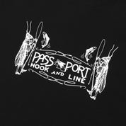 Pass~Port Hook & Line Tee - Black