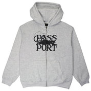 Pass~Port Slinkin' Zip Hoodie - Ash
