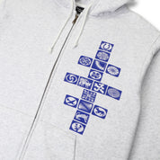 Pass~Port Kollassi Zip Hoodie - White Marle