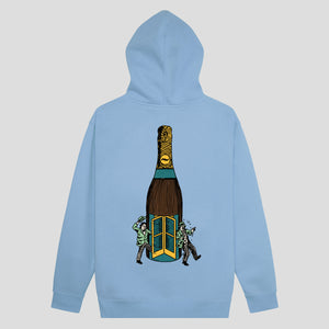 Pass~Port Wine Em' Hoodie - Light Blue