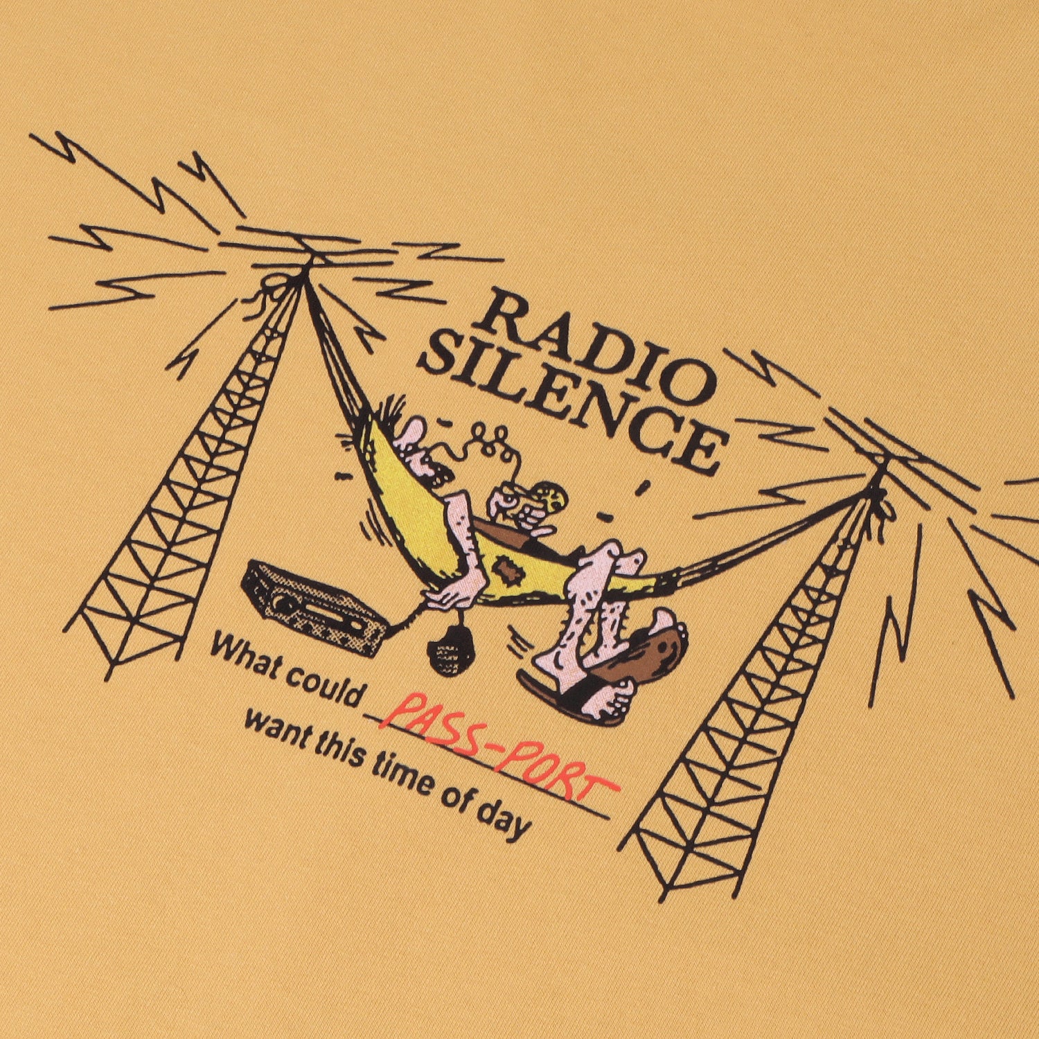 Pass~Port Radio Silence Tee - Barley