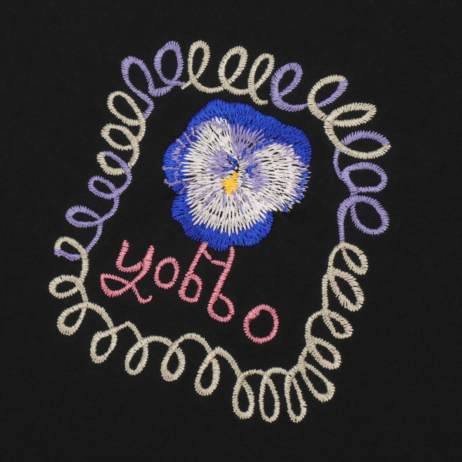 【男女ともに人気アイテム】PASS~PORT Yobbo Logo T-shirt Pass~Port Yobbo Tee - Black