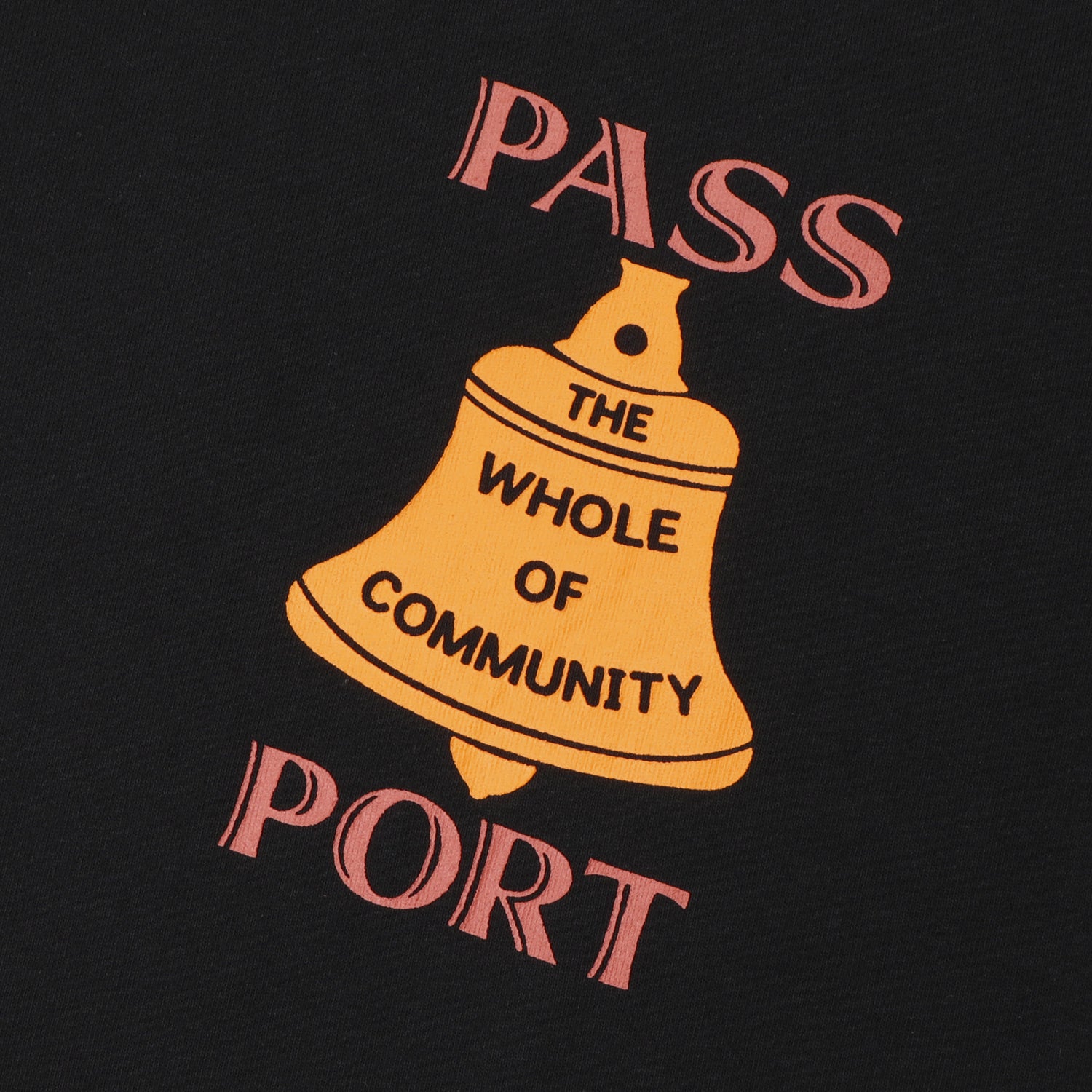 Pass~Port Communal Bell Tee - Black