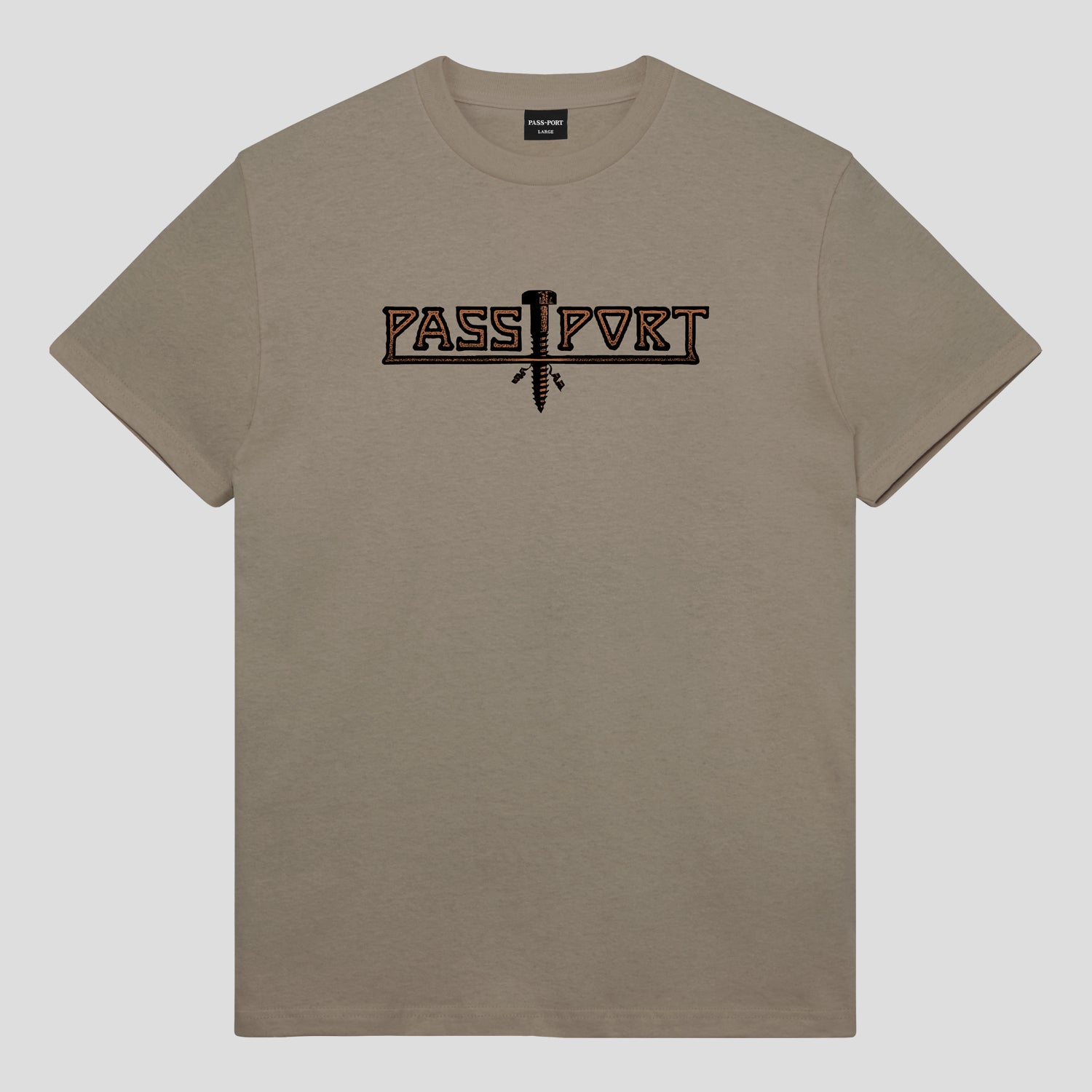 Pass~Port Screwed Tee - Khaki