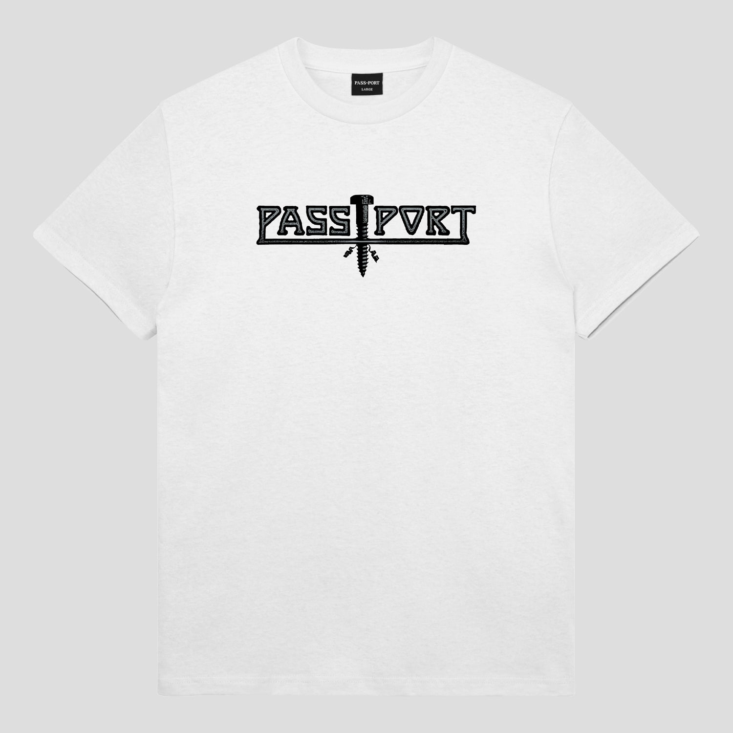 Pass~Port Screwed Tee - White