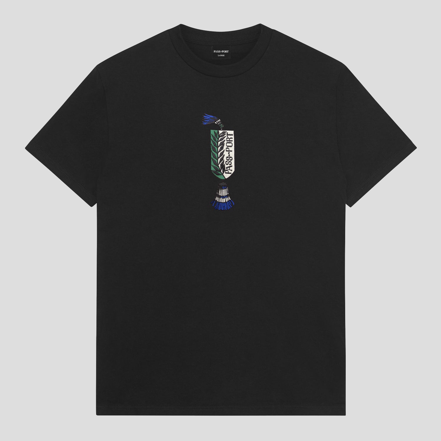 【PASSPORT】 TOWERS OF WATER TEE BLACK Pass Port Towers Of Water T-Shirt – Acquista ora | ID-726494