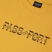 Pass~Port Needlework Tee - Gold