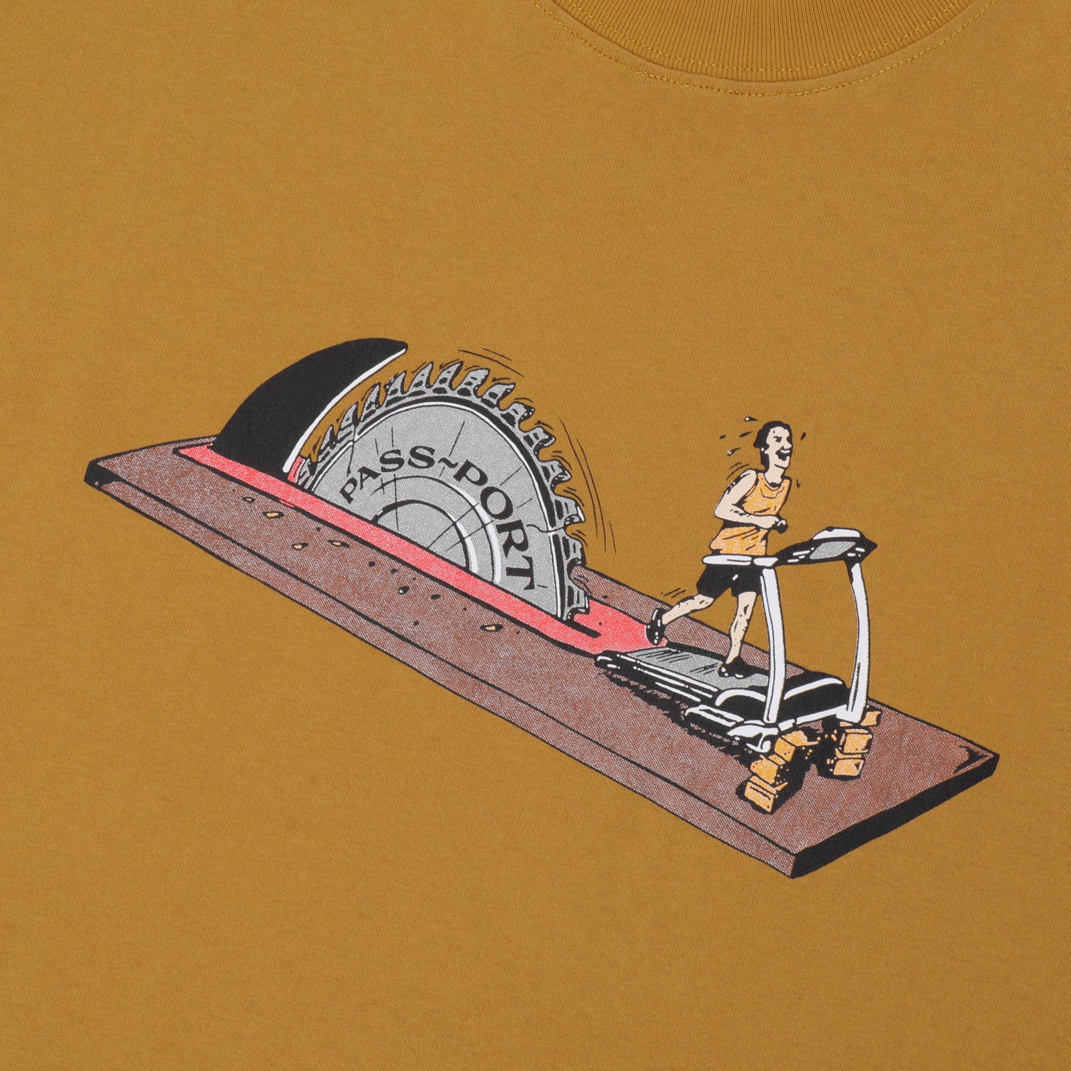 Pass~Port Keep Running Tee - Mustard