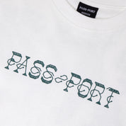 Pass~Port Needlework Tee - White