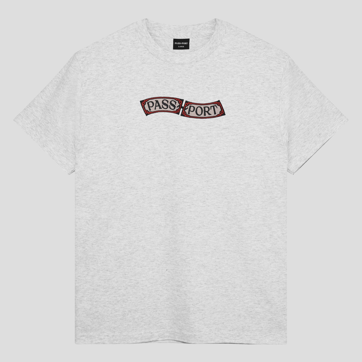 Pass~Port Red Flag Tee - Ash