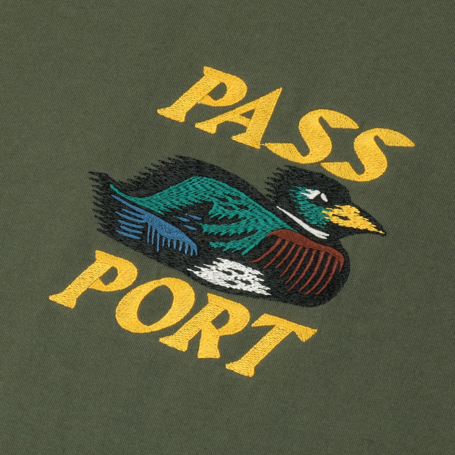 Pass~Port Fast Duck Tee - Olive