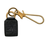 Pass~Port Australian Manufactured Leather Key Fob - Black