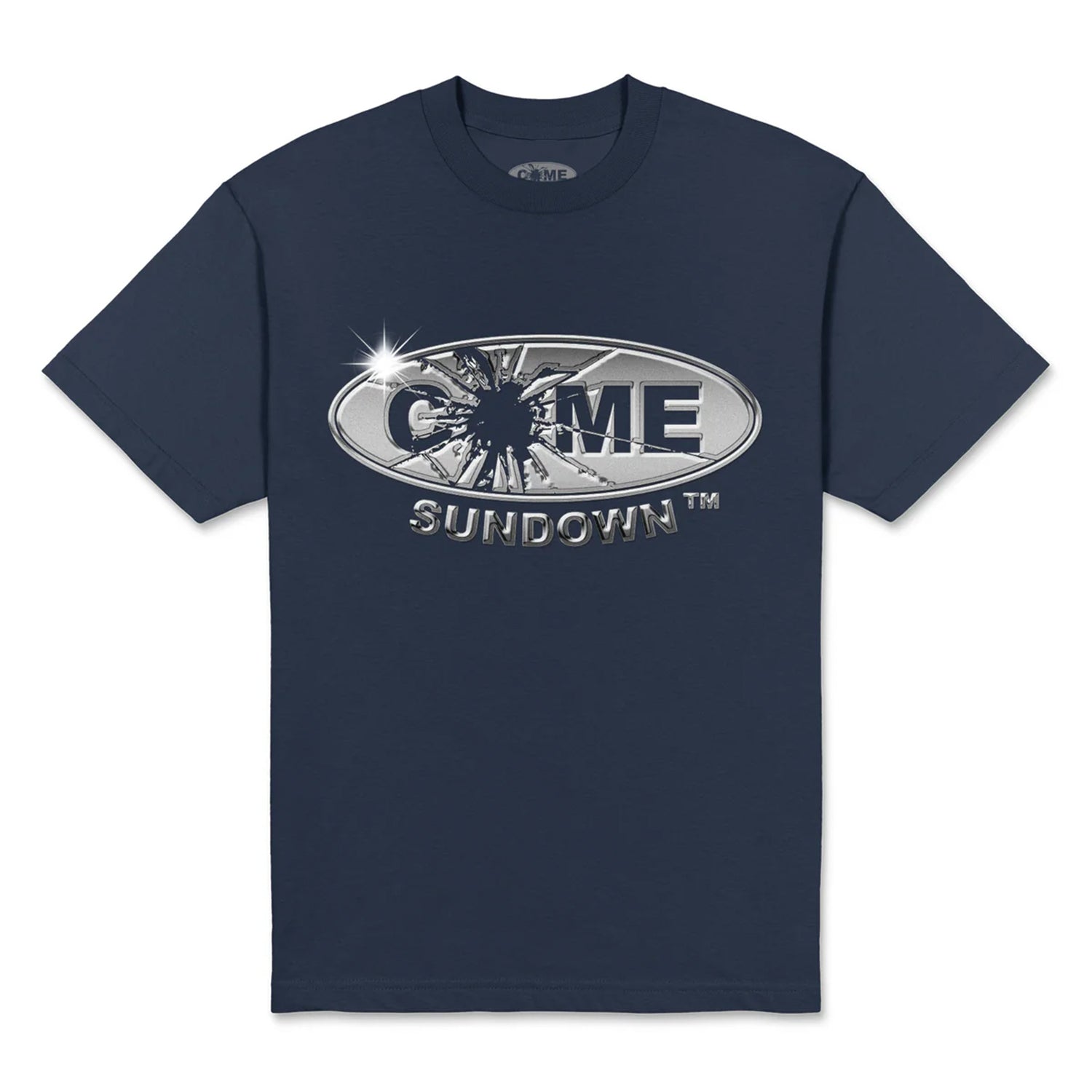 Come Sundown Metallic Taste Tee - Navy