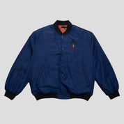 Pass~Port Gardening Satin Jacket - Navy