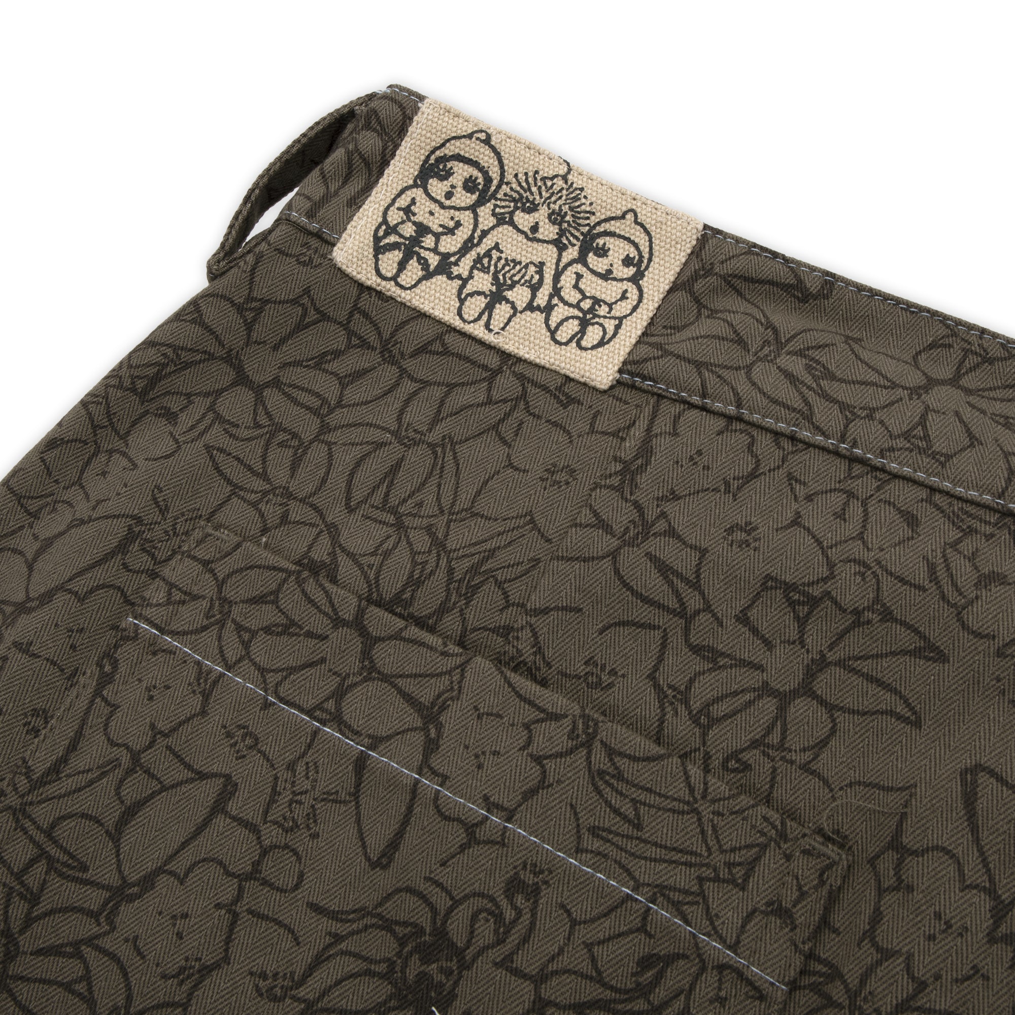 Pass~Port & May Gibbs Scribblegum Leagues Club Pant - Olive