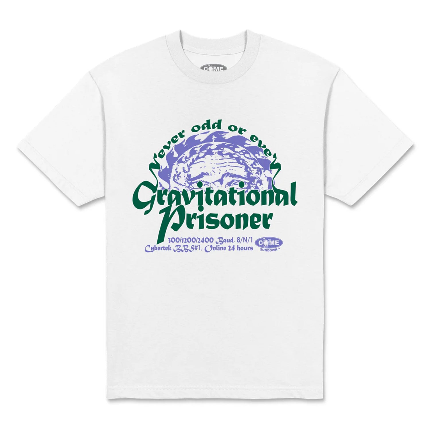 Come Sundown Gravitational Tee - White