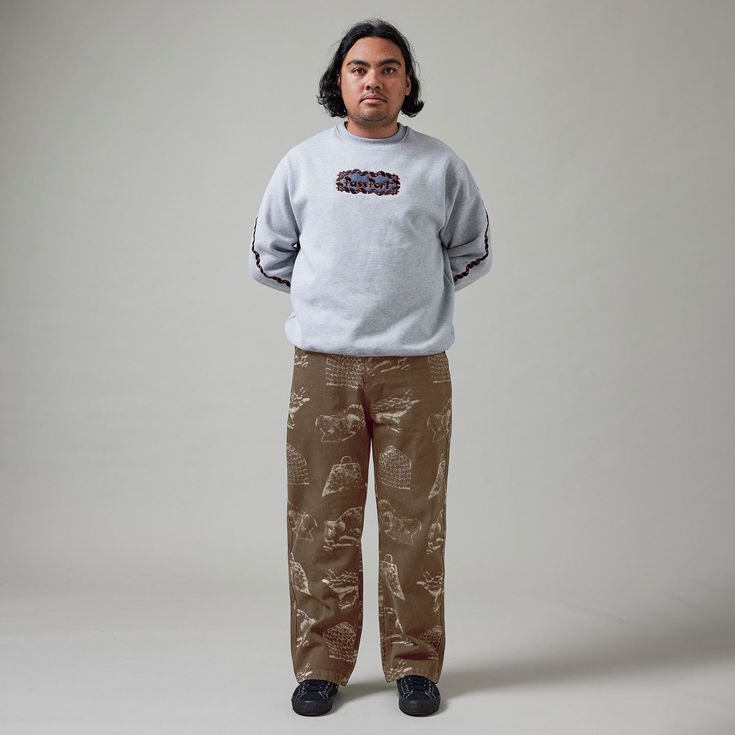 Pass~Port Workers Club Denim Jean ブラウン passport Workers Club