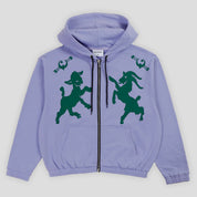 Pearls Skateboards Pagan Zip Hood - Periwinkle